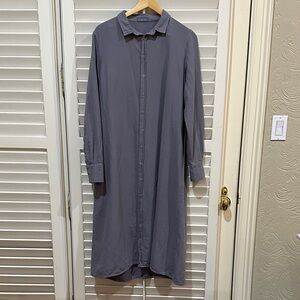 CP Shades Gray Long Sleeve Dress. Size Small